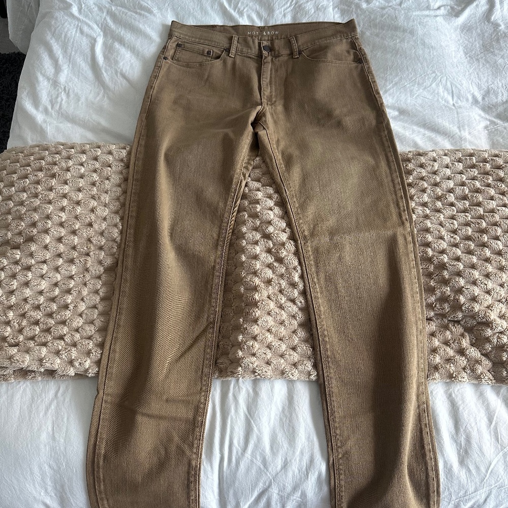 Mott & Bow Jeans (Khaki Color)